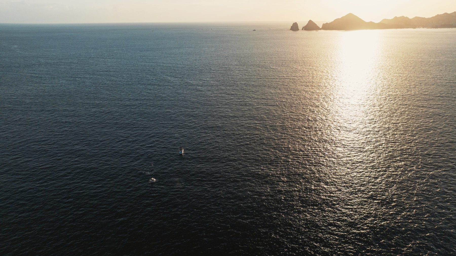 El Arco and the Sea of Cortez from the air